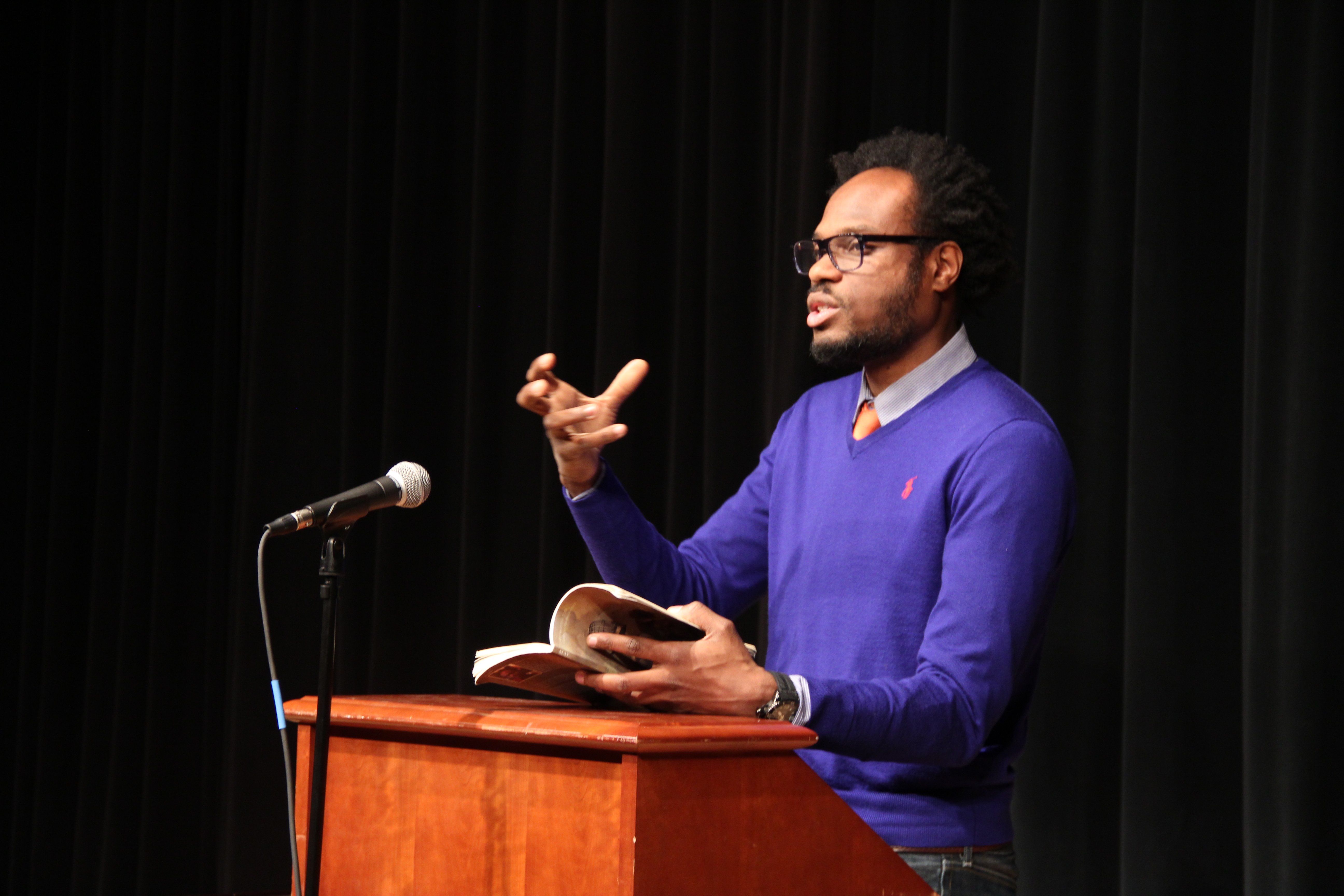 Detroit Poet Jamaal May visits East Lansing